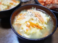 2020-4-16　キャベツの卵スープ