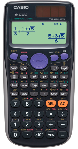 fx-375SE A の概要 - e-Gadget - プログラム関数電卓